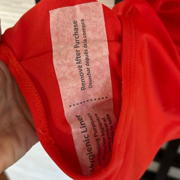 NWOT Serra red one piece bathing suit full coverage bottom swimsuit size M - Picture 4 of 7